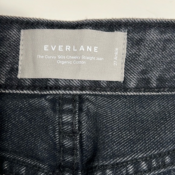 NWT Everlane The 90’s Curvy Cheeky Jeans in Washed Black Size 27 - Picture 10 of 16